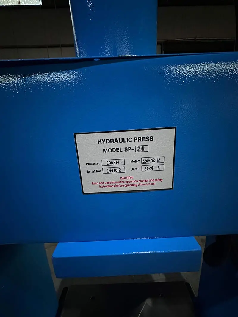 Хидравлична преса SP-20 4